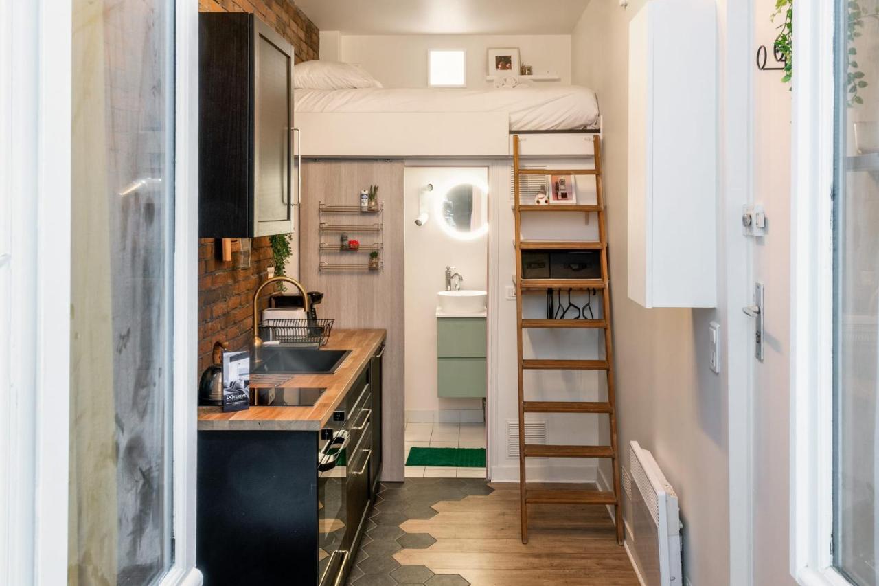 Charming Industrial-Style Studio Just Nearby Montmartre In Paris - Welkeys Exterior photo