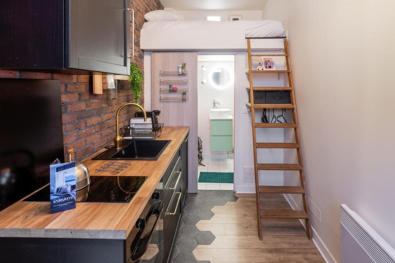 Charming Industrial-Style Studio Just Nearby Montmartre In Paris - Welkeys Exterior photo